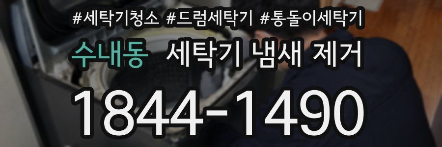 수내동 세탁기 냄새 제거
