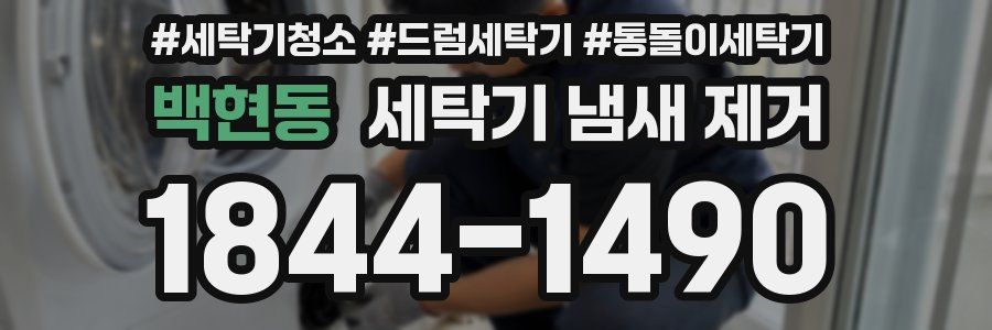 백현동 세탁기 냄새 제거