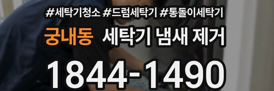 궁내동 세탁기 냄새 제거