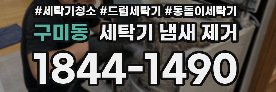 구미동 세탁기 냄새 제거
