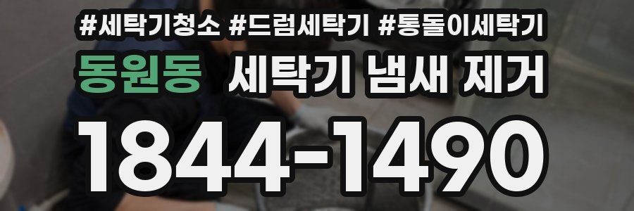 동원동 세탁기 냄새 제거