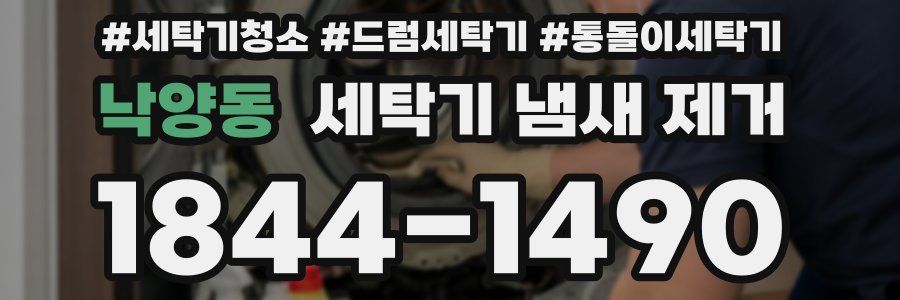 낙양동 세탁기 냄새 제거