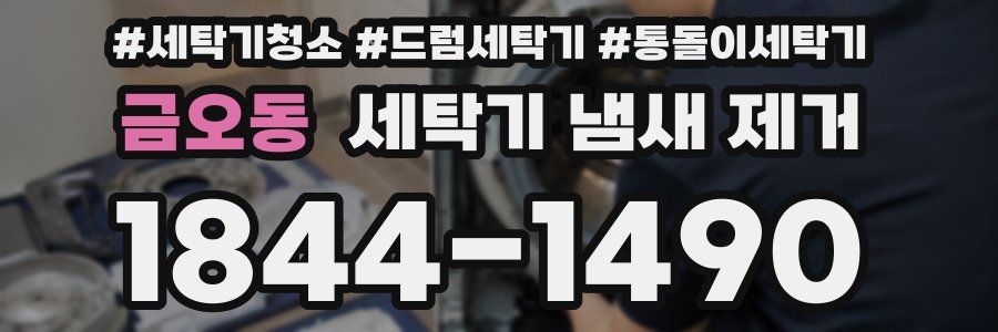금오동 세탁기 냄새 제거