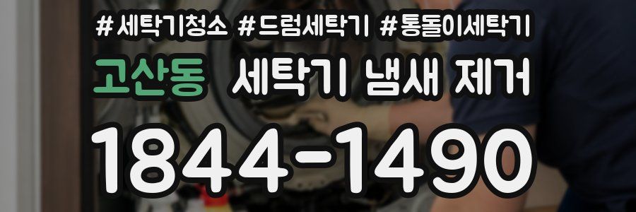 고산동 세탁기 냄새 제거