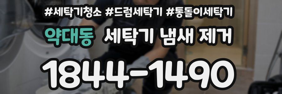 약대동 세탁기 냄새 제거