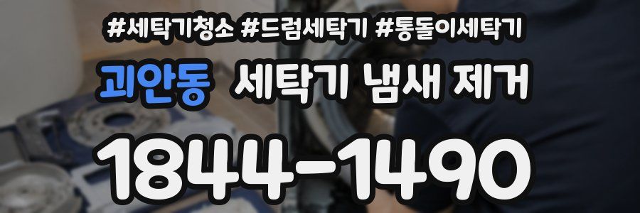괴안동 세탁기 냄새 제거