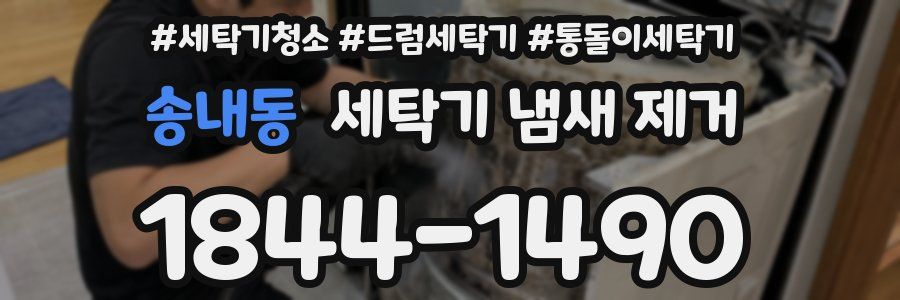 송내동 세탁기 냄새 제거