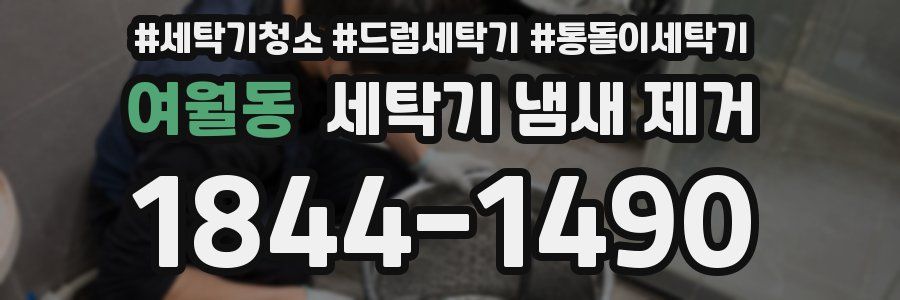 여월동 세탁기 냄새 제거