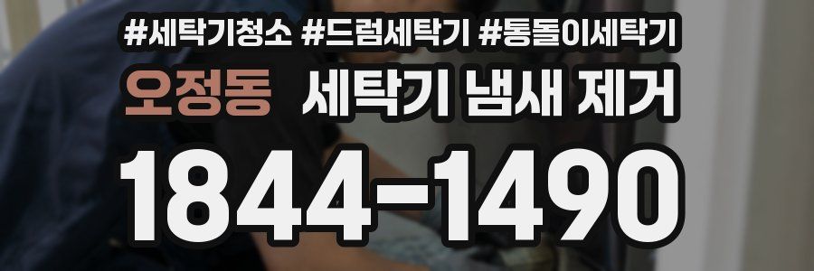 오정동 세탁기 냄새 제거