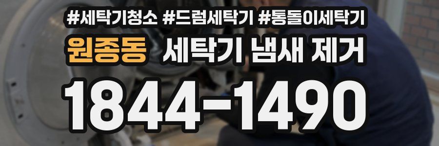 원종동 세탁기 냄새 제거