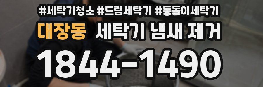 대장동 세탁기 냄새 제거