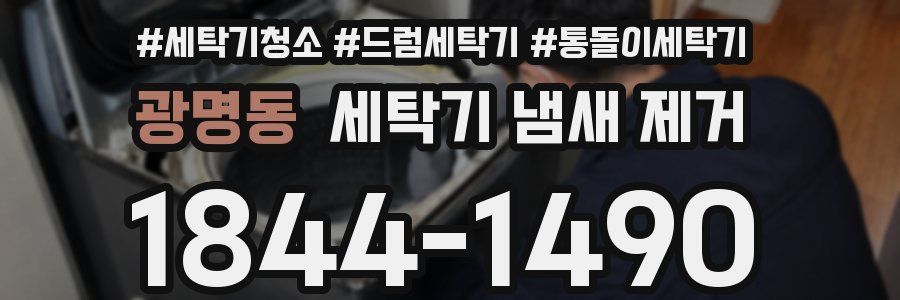 광명동 세탁기 냄새 제거