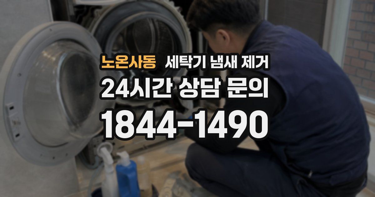 노온사동 세탁기 냄새 제거