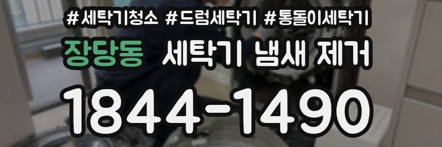 장당동 세탁기 냄새 제거