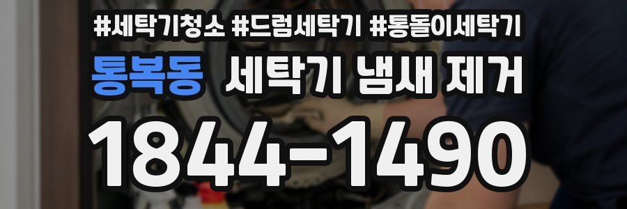 통복동 세탁기 냄새 제거