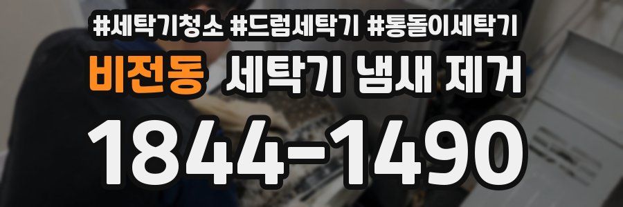 비전동 세탁기 냄새 제거