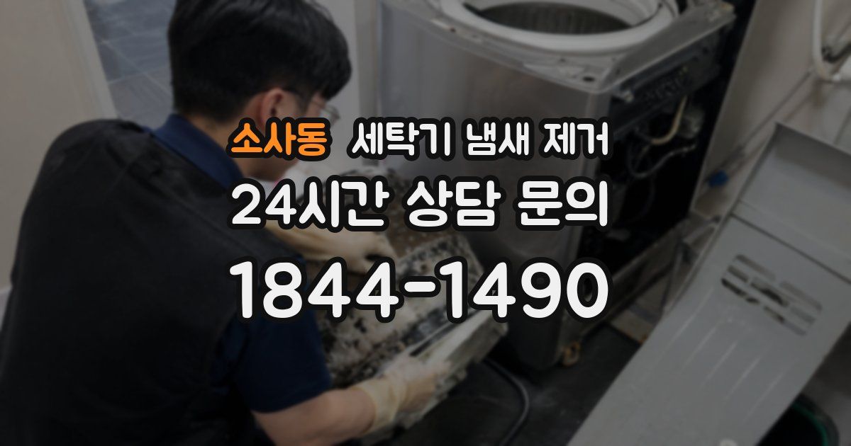 소사동 세탁기 냄새 제거