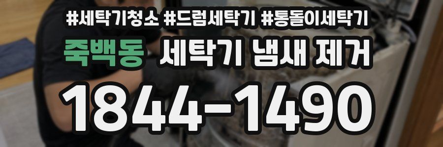 죽백동 세탁기 냄새 제거