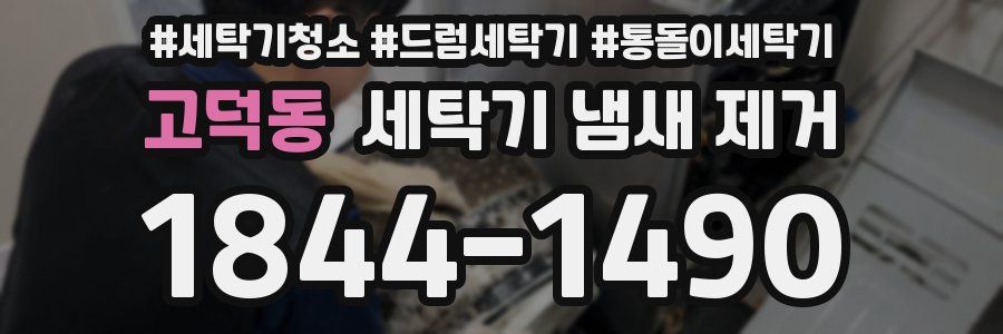 고덕동 세탁기 냄새 제거