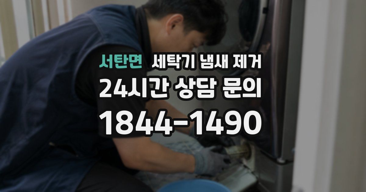 서탄면 세탁기 냄새 제거
