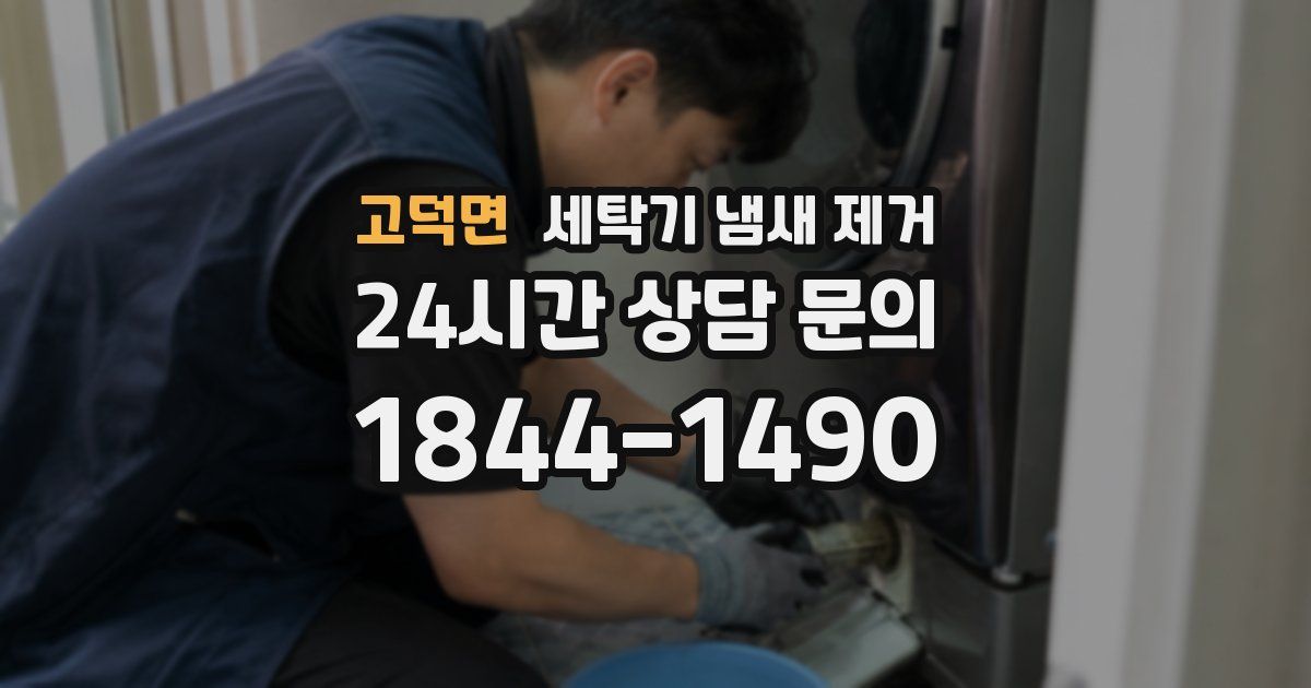 고덕면 세탁기 냄새 제거