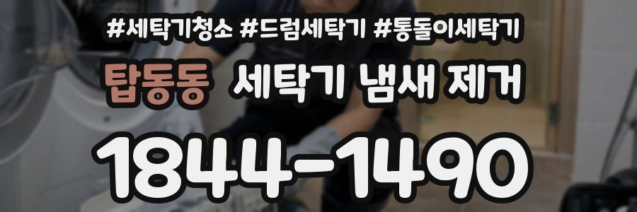 탑동동 세탁기 냄새 제거
