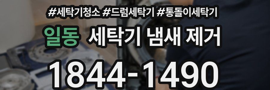 일동 세탁기 냄새 제거