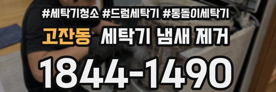 고잔동 세탁기 냄새 제거