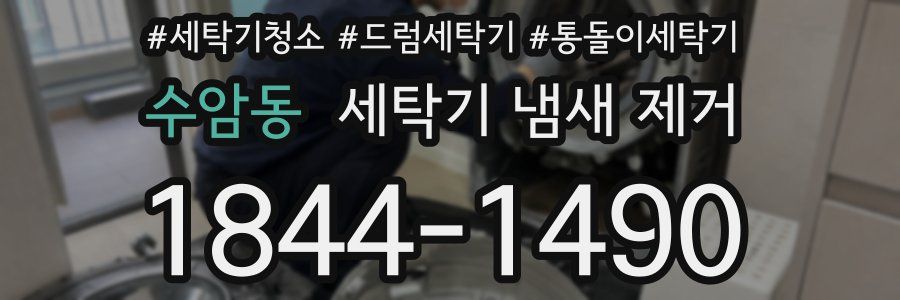 수암동 세탁기 냄새 제거