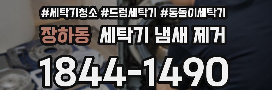 장하동 세탁기 냄새 제거
