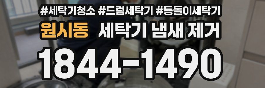 원시동 세탁기 냄새 제거