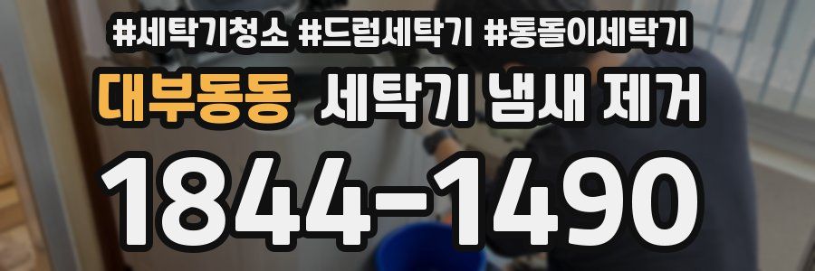 대부동동 세탁기 냄새 제거
