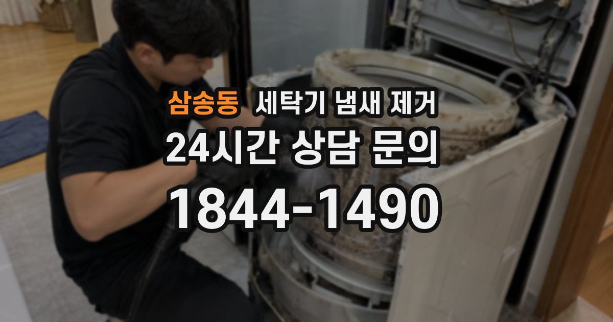 삼송동 세탁기 냄새 제거