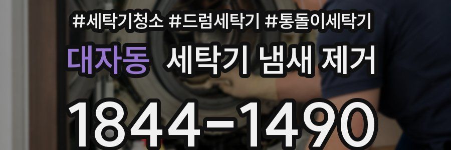 대자동 세탁기 냄새 제거