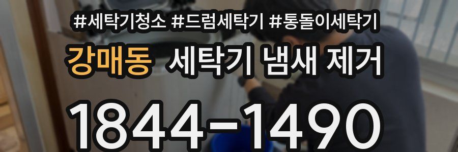 강매동 세탁기 냄새 제거