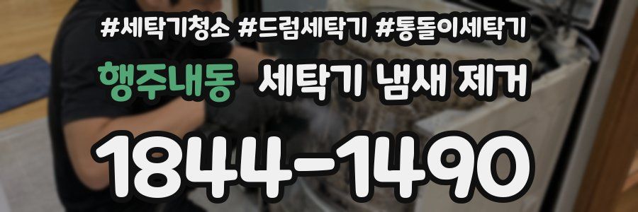 행주내동 세탁기 냄새 제거