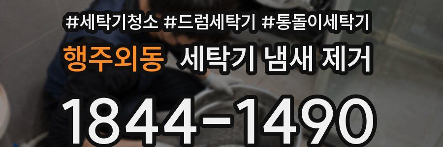 행주외동 세탁기 냄새 제거