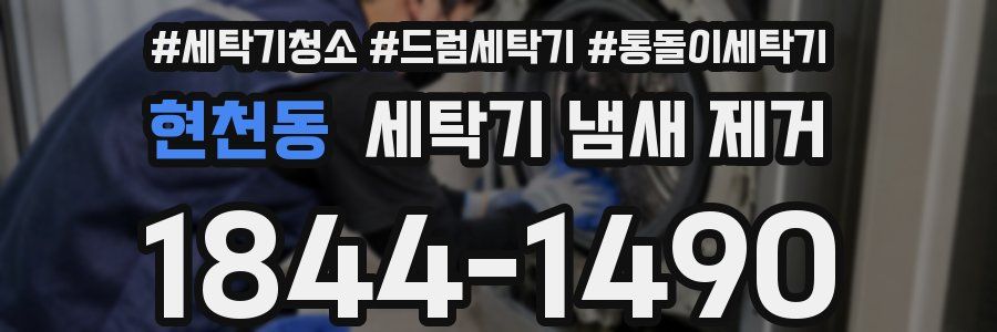 현천동 세탁기 냄새 제거