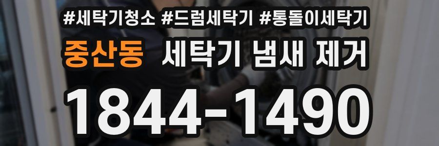 중산동 세탁기 냄새 제거