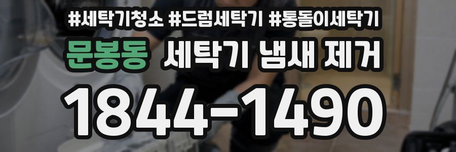 문봉동 세탁기 냄새 제거