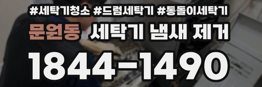 문원동 세탁기 냄새 제거