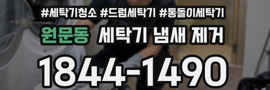 원문동 세탁기 냄새 제거