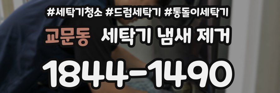 교문동 세탁기 냄새 제거