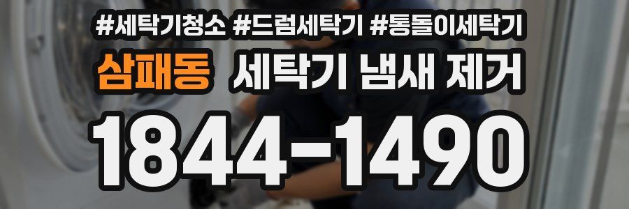 삼패동 세탁기 냄새 제거