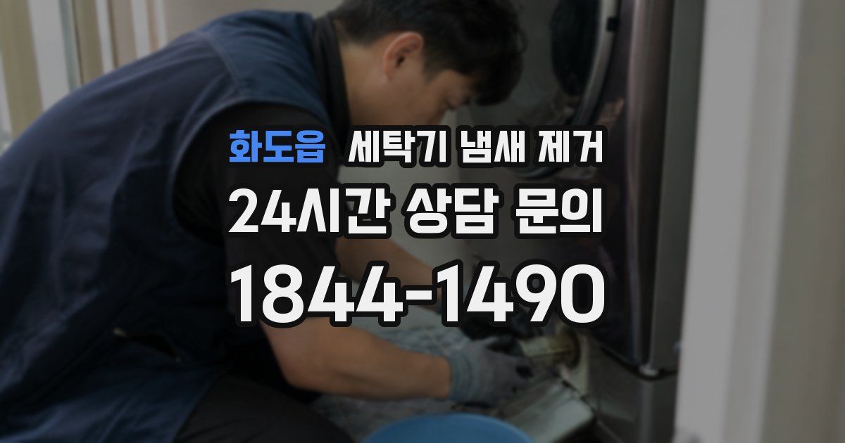 화도읍 세탁기 냄새 제거