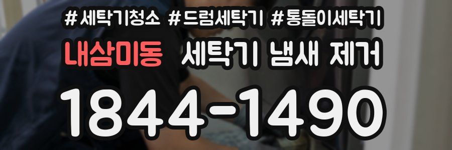 내삼미동 세탁기 냄새 제거