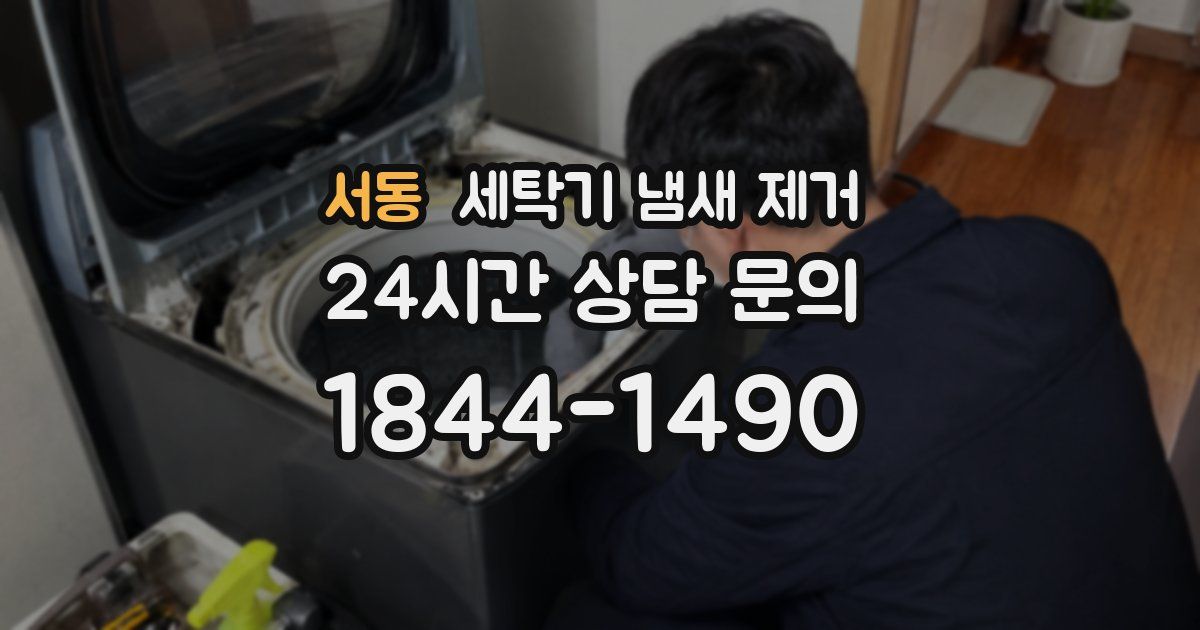 서동 세탁기 냄새 제거
