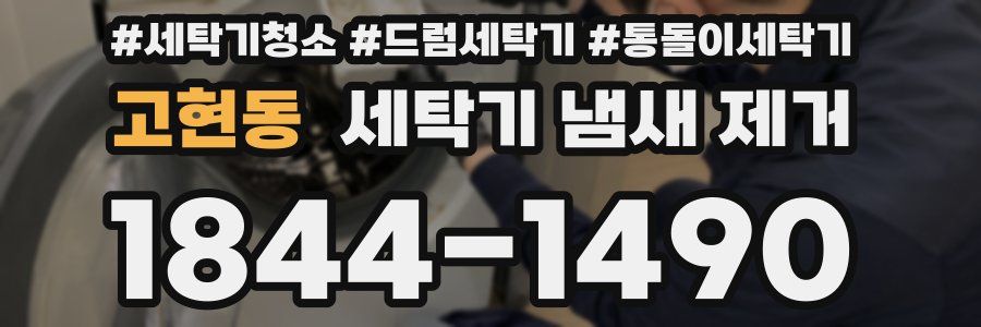 고현동 세탁기 냄새 제거