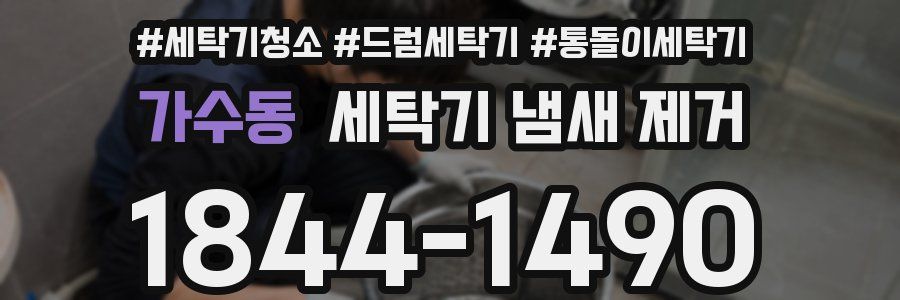 가수동 세탁기 냄새 제거