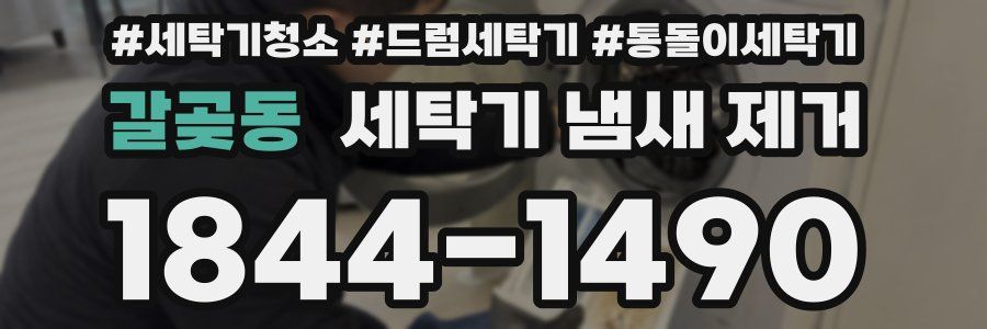 갈곶동 세탁기 냄새 제거